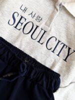ست دورس نیم‌زیپ SEOUL CITY برند Colins - لباس اسپرت زنانه کیلیک مشهد