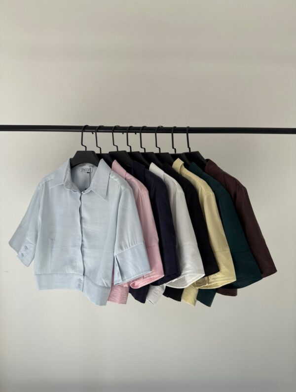 شومیز کراپ سیلک - Image 11