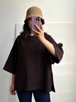 تیشرت باکسی بغل چاک - Image 3