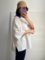 تیشرت باکسی بغل چاک