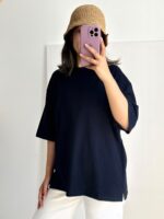 تیشرت باکسی نخ پنبه - Image 3