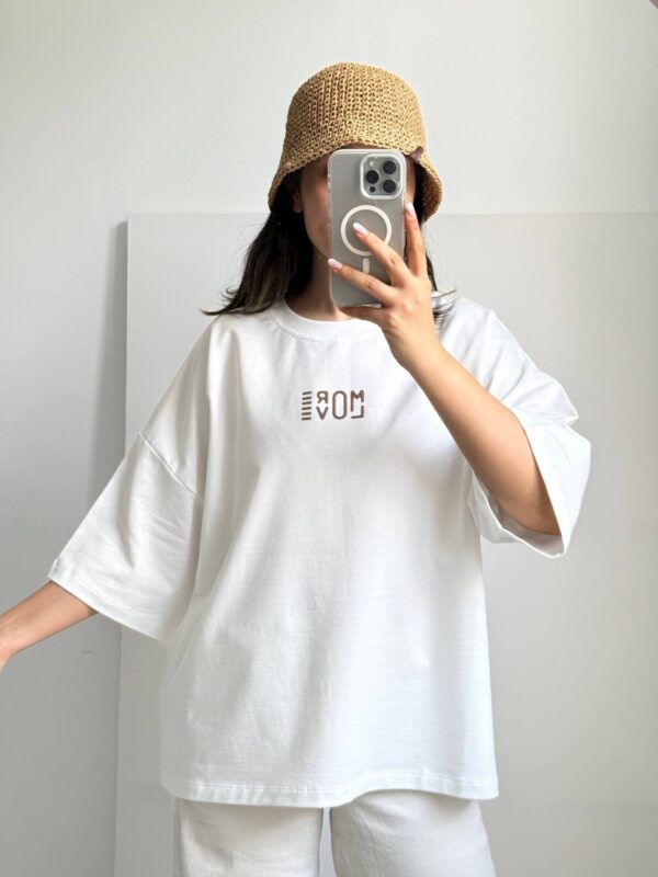 تیشرت باکسی morelove - Image 18