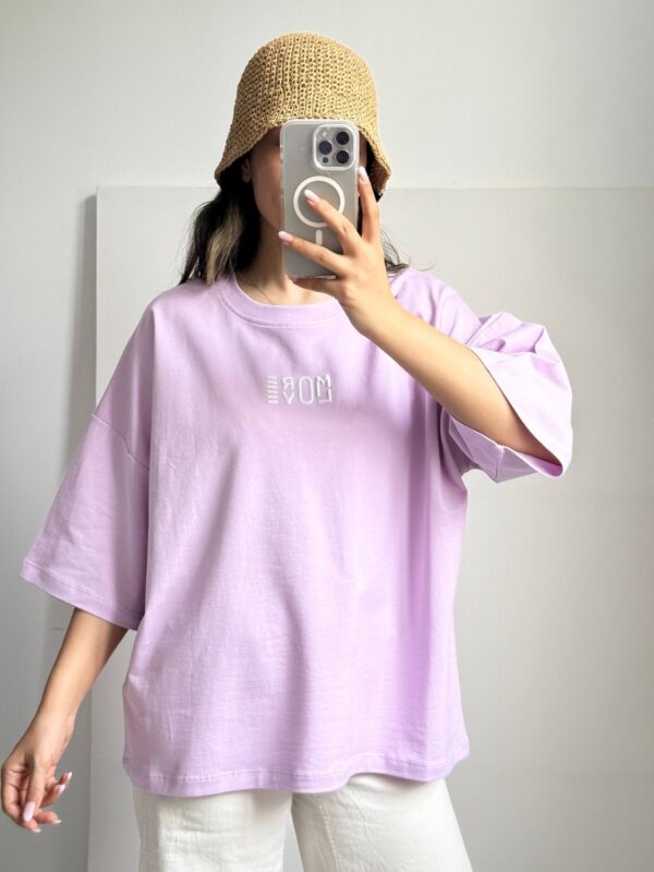 تیشرت باکسی morelove - Image 6