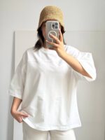 تیشرت باکسی تیکه دوزی - Image 12