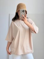 تیشرت باکسی راه راه - Image 7