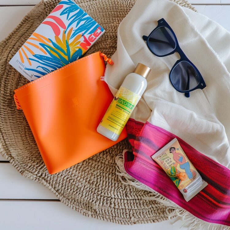 beach ready essentials stockcake