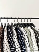 تیشرت کراپ باکسی راه راه - Image 15